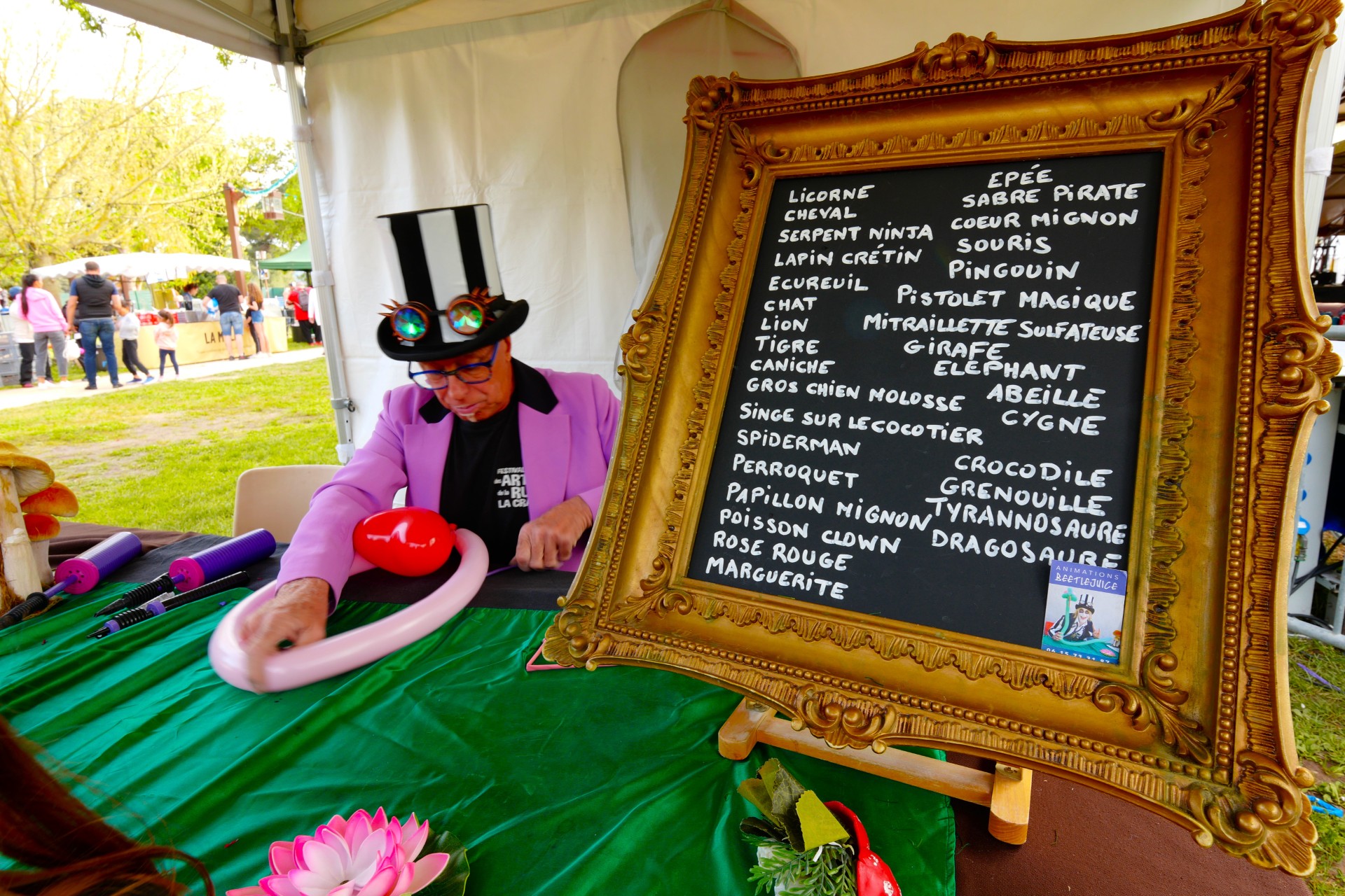 ballons sculptures 83