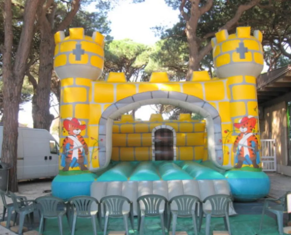 Château gonflable pour animation d'enfants